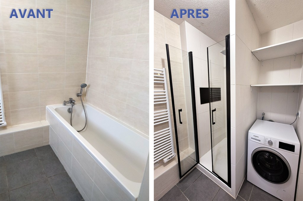 Rénovation d&rsquo;une salle de bains à&nbsp;Schiltigheim